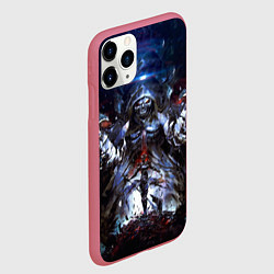 Чехол iPhone 11 Pro матовый Overlord, цвет: 3D-малиновый — фото 2