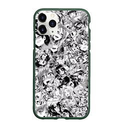 Чехол iPhone 11 Pro матовый Manga Ahegao