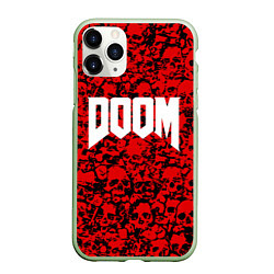 Чехол iPhone 11 Pro матовый DOOM: Blooded Skuls