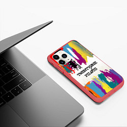 Чехол iPhone 11 Pro матовый 21 Pilots: Colors, цвет: 3D-красный — фото 2
