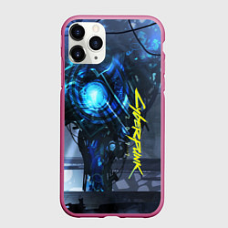 Чехол iPhone 11 Pro матовый Cyberpunk 2077