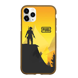 Чехол iPhone 11 Pro матовый PUBG: Sunrise, цвет: 3D-коричневый