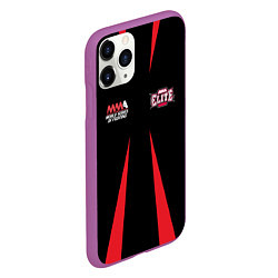 Чехол iPhone 11 Pro матовый MMA Elite, цвет: 3D-фиолетовый — фото 2