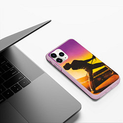 Чехол iPhone 11 Pro матовый Bohemian Rhapsody, цвет: 3D-розовый — фото 2