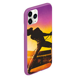 Чехол iPhone 11 Pro матовый Bohemian Rhapsody, цвет: 3D-фиолетовый — фото 2