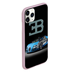 Чехол iPhone 11 Pro матовый Bugatti - motorsport extreme, цвет: 3D-розовый — фото 2