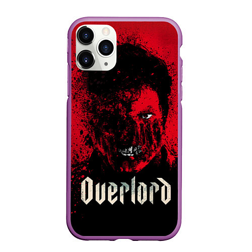 Чехол iPhone 11 Pro матовый Overlord: Red Rage / 3D-Фиолетовый – фото 1