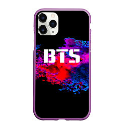 Чехол iPhone 11 Pro матовый BTS: Colors Explode, цвет: 3D-фиолетовый