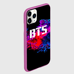 Чехол iPhone 11 Pro матовый BTS: Colors Explode, цвет: 3D-фиолетовый — фото 2