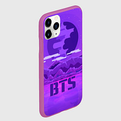 Чехол iPhone 11 Pro матовый BTS: Violet Mountains, цвет: 3D-фиолетовый — фото 2