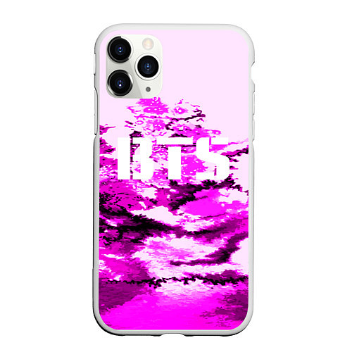 Чехол iPhone 11 Pro матовый BTS: Purple Style / 3D-Белый – фото 1