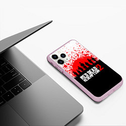 Чехол iPhone 11 Pro матовый RDR 2: Red Blood, цвет: 3D-розовый — фото 2