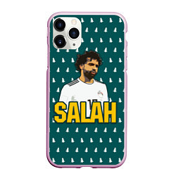 Чехол iPhone 11 Pro матовый Salah Style, цвет: 3D-розовый