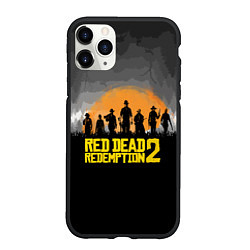 Чехол iPhone 11 Pro матовый RDR 2: Grey Style, цвет: 3D-черный