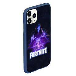 Чехол iPhone 11 Pro матовый Fortnite: Omen, цвет: 3D-тёмно-синий — фото 2