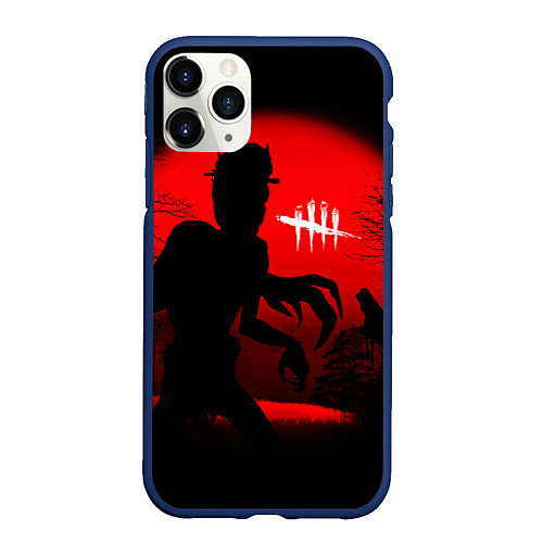 Чехол iPhone 11 Pro матовый Dead by Daylight: Red Sun / 3D-Тёмно-синий – фото 1