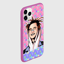 Чехол iPhone 11 Pro матовый GONE Fludd, цвет: 3D-фиолетовый — фото 2