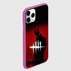 Чехол iPhone 11 Pro матовый Dead by Daylight, цвет: 3D-фиолетовый — фото 2