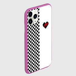 Чехол iPhone 11 Pro матовый ФРЕНДЗОНА: Шахматы, цвет: 3D-фиолетовый — фото 2