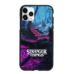 Чехол iPhone 11 Pro матовый Stranger Things: Wild Wood