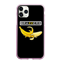 Чехол iPhone 11 Pro матовый Brazzers: Black Banana, цвет: 3D-розовый