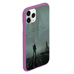 Чехол iPhone 11 Pro матовый Death Stranding, цвет: 3D-фиолетовый — фото 2