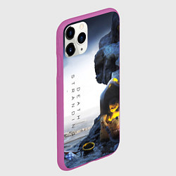 Чехол iPhone 11 Pro матовый Death Stranding: Exclusive, цвет: 3D-фиолетовый — фото 2