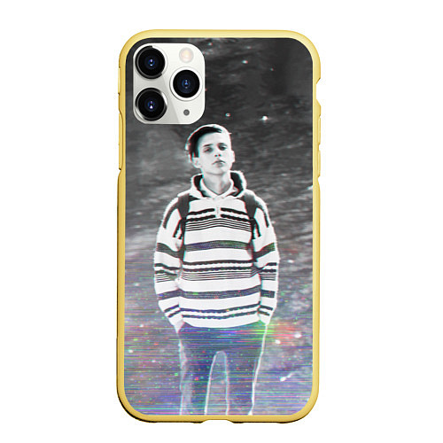 Чехол iPhone 11 Pro матовый Тима Белорусских / 3D-Желтый – фото 1