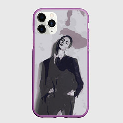 Чехол iPhone 11 Pro матовый Тима Белорусских, цвет: 3D-фиолетовый