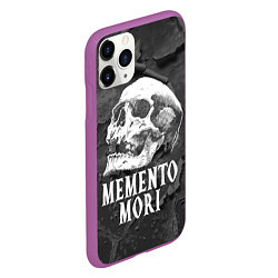 Чехол iPhone 11 Pro матовый Memento Mori, цвет: 3D-фиолетовый — фото 2