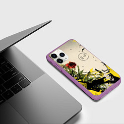 Чехол iPhone 11 Pro матовый TOP: Chlorine, цвет: 3D-фиолетовый — фото 2