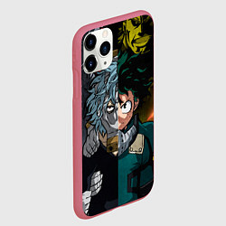 Чехол iPhone 11 Pro матовый Моя геройская академия 1, цвет: 3D-малиновый — фото 2