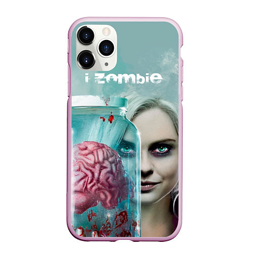 Чехол iPhone 11 Pro матовый I-ZOMBIE large / 3D-Розовый – фото 1