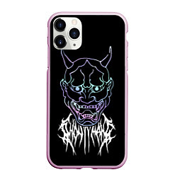 Чехол iPhone 11 Pro матовый Ghostemane, цвет: 3D-розовый