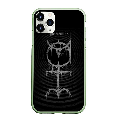 Чехол iPhone 11 Pro матовый Ghostemane / 3D-Салатовый – фото 1