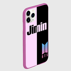 Чехол iPhone 11 Pro матовый BTS Jimin, цвет: 3D-фиолетовый — фото 2