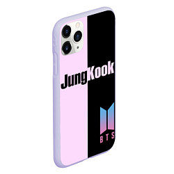 Чехол iPhone 11 Pro матовый BTS Jung Kook, цвет: 3D-светло-сиреневый — фото 2