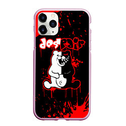 Чехол iPhone 11 Pro матовый MONOKUMA Despair, цвет: 3D-розовый