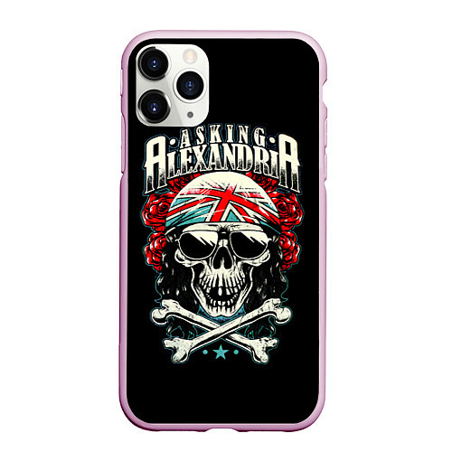 Чехол iPhone 11 Pro матовый Asking Alexandria: Alone In A Room / 3D-Розовый – фото 1