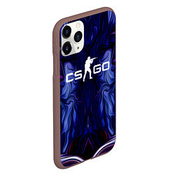 Чехол iPhone 11 Pro матовый CS:GO Waves Skin, цвет: 3D-коричневый — фото 2