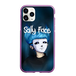 Чехол iPhone 11 Pro матовый Sally Face, цвет: 3D-фиолетовый