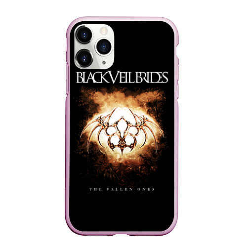 Чехол iPhone 11 Pro матовый Black Veil Brides: Wretched And Divine / 3D-Розовый – фото 1