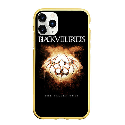 Чехол iPhone 11 Pro матовый Black Veil Brides: Wretched And Divine / 3D-Желтый – фото 1