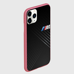 Чехол iPhone 11 Pro матовый BMW, цвет: 3D-малиновый — фото 2