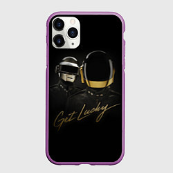 Чехол iPhone 11 Pro матовый Daft Punk: Get Lucky, цвет: 3D-фиолетовый