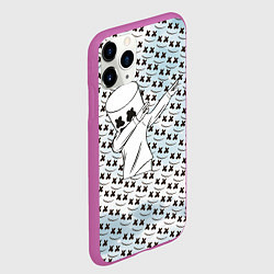 Чехол iPhone 11 Pro матовый Marshmello DAB, цвет: 3D-фиолетовый — фото 2