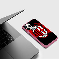 Чехол iPhone 11 Pro матовый ACM 1899, цвет: 3D-малиновый — фото 2