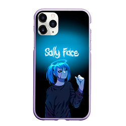 Чехол iPhone 11 Pro матовый Sally Face, цвет: 3D-светло-сиреневый