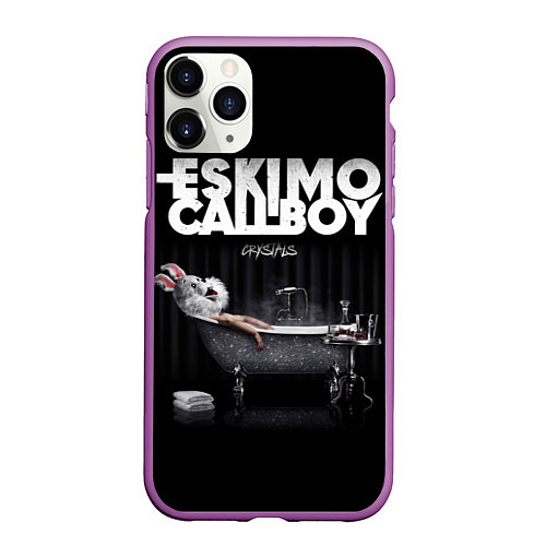 Чехол iPhone 11 Pro матовый Eskimo Callboy: Crystalis / 3D-Фиолетовый – фото 1