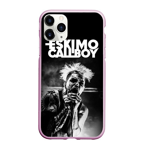 Чехол iPhone 11 Pro матовый Eskimo Callboy / 3D-Розовый – фото 1